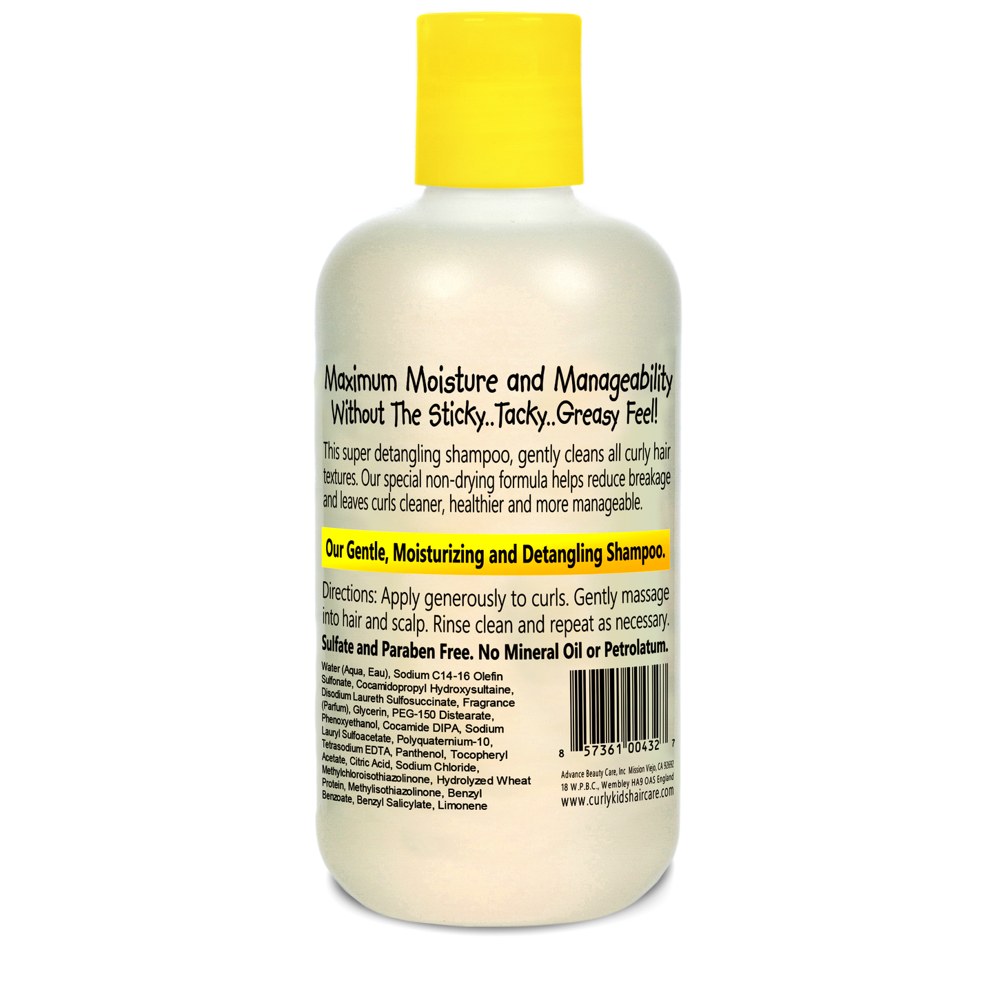 CurlyKids Super Detangle Shampoo